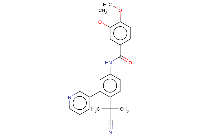 N-[4-(1-cyano-1-methylethyl)-3-(pyridin-3-yl)phenyl]-3,4-dimethoxybenzamide