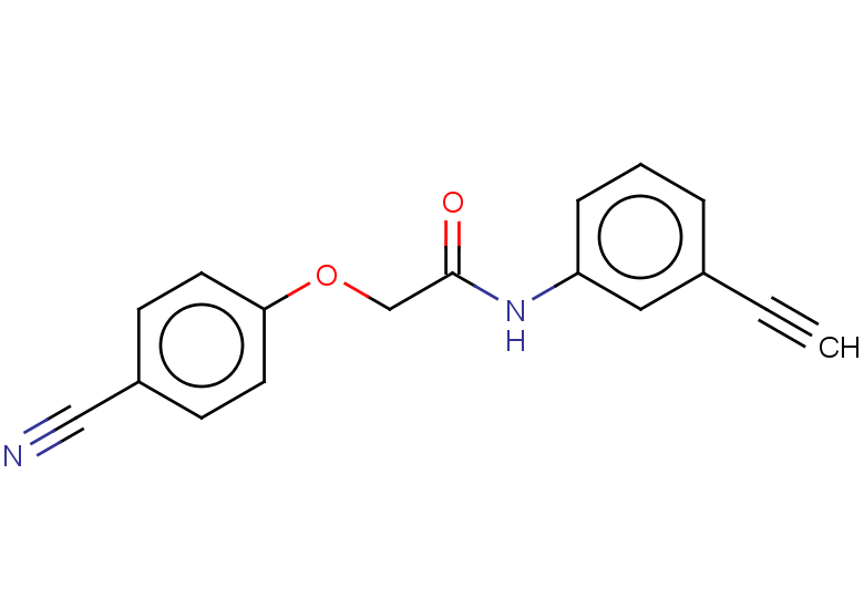2-(4-cyanophenoxy)-N-(3-ethynylphenyl)acetamide