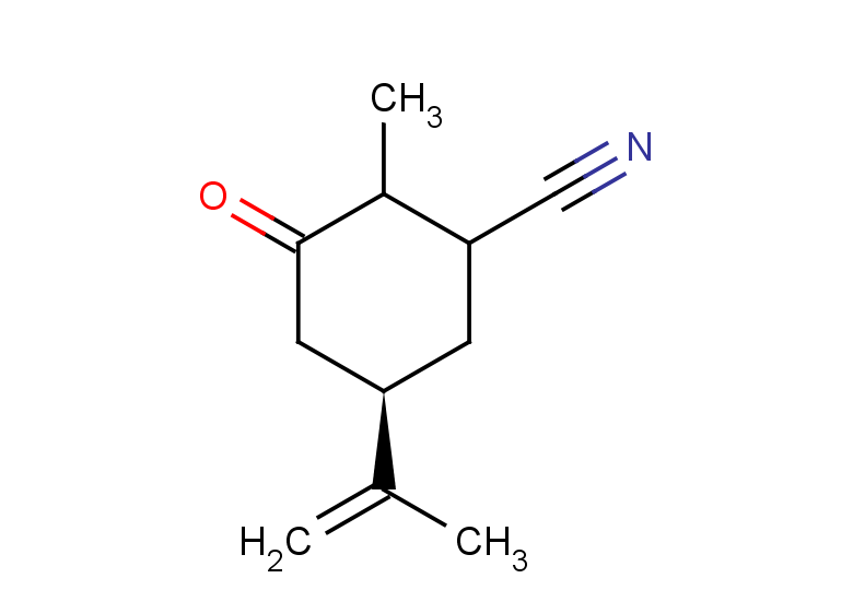 (5R)-2-methyl-3-oxo-5-(prop-1-en-2-yl)cyclohexane-1-carbonitrile