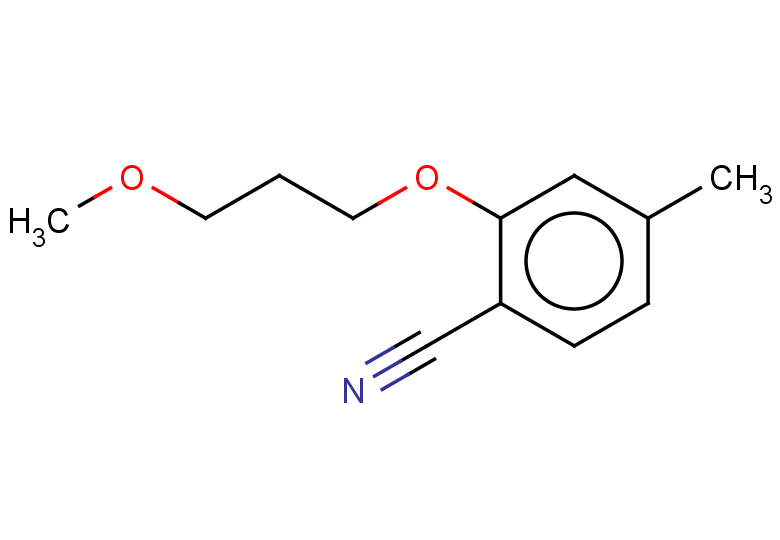 2-(3-methoxypropoxy)-4-methylbenzonitrile