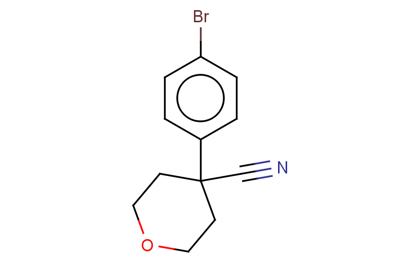 4-(4-bromophenyl)oxane-4-carbonitrile