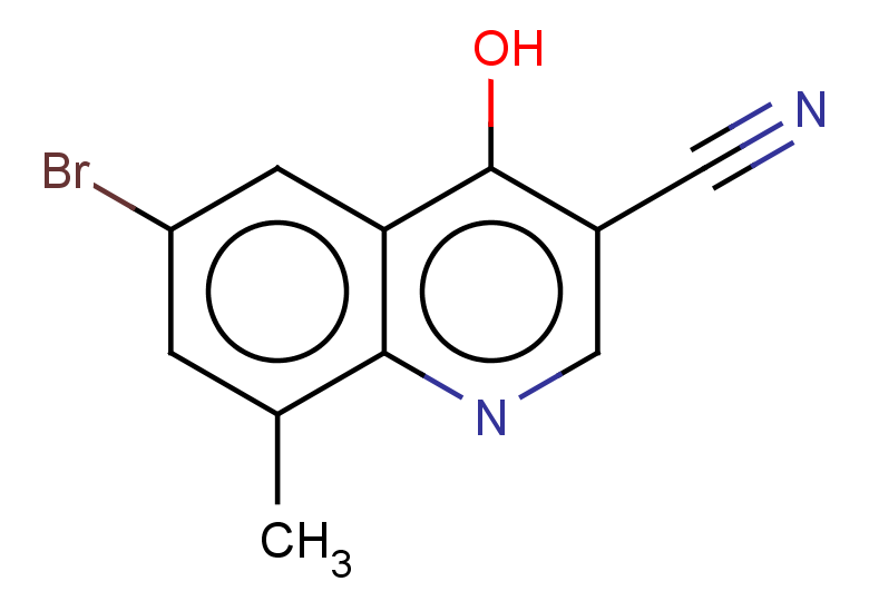 6-bromo-4-hydroxy-8-methylquinoline-3-carbonitrile