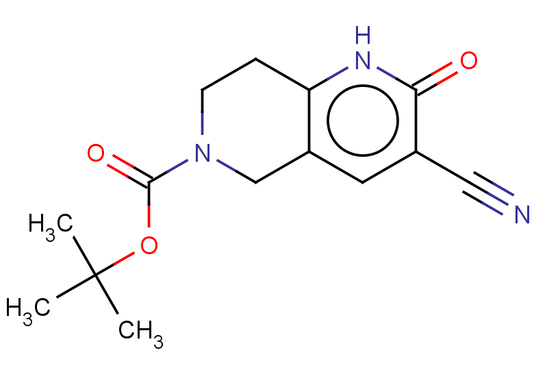 tert-butyl 3-cyano-2-oxo-1,2,5,6,7,8-hexahydro-1,6-naphthyridine-6-carboxylate