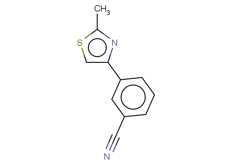 3-(2-methyl-1,3-thiazol-4-yl)benzonitrile