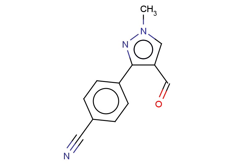 4-(4-formyl-1-methyl-1H-pyrazol-3-yl)benzonitrile