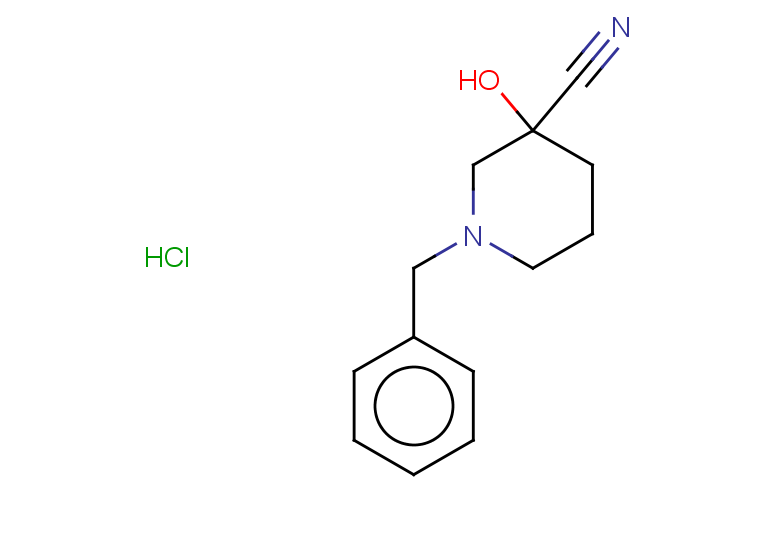 1-benzyl-3-hydroxypiperidine-3-carbonitrile hydrochloride
