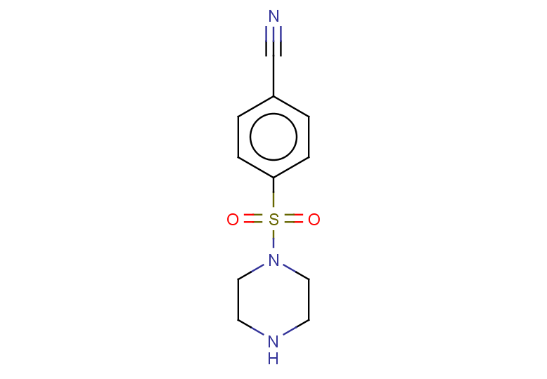 4-(piperazine-1-sulfonyl)benzonitrile