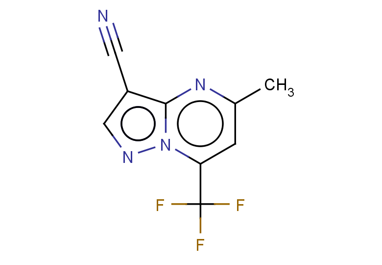5-METHYL-7-TRIFLUOROMETHYL-PYRAZOLO[1,5-A]PYRIMIDINE-3-CARBONITRILE