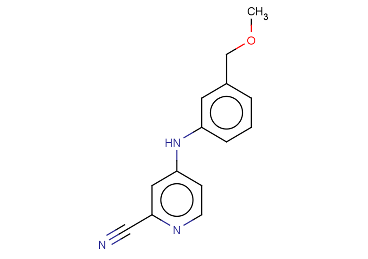 4-{[3-(methoxymethyl)phenyl]amino}pyridine-2-carbonitrile