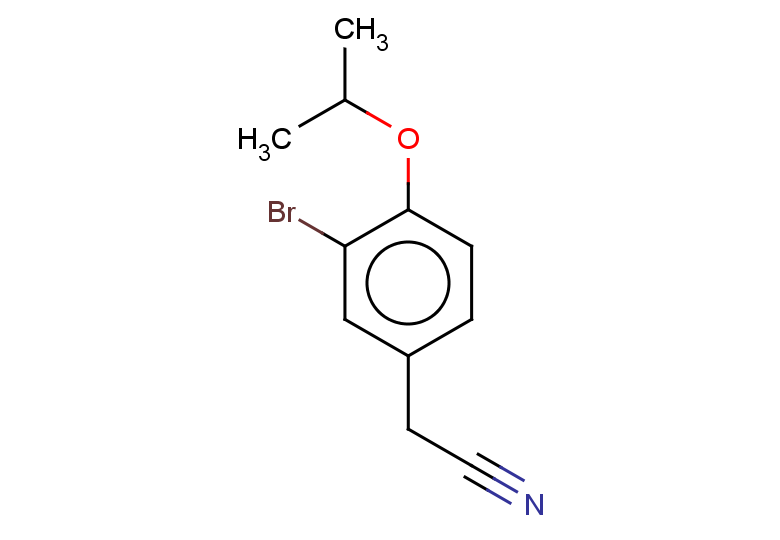 2-[3-bromo-4-(propan-2-yloxy)phenyl]acetonitrile