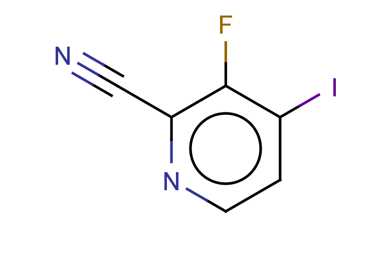 3-fluoro-4-iodopyridine-2-carbonitrile