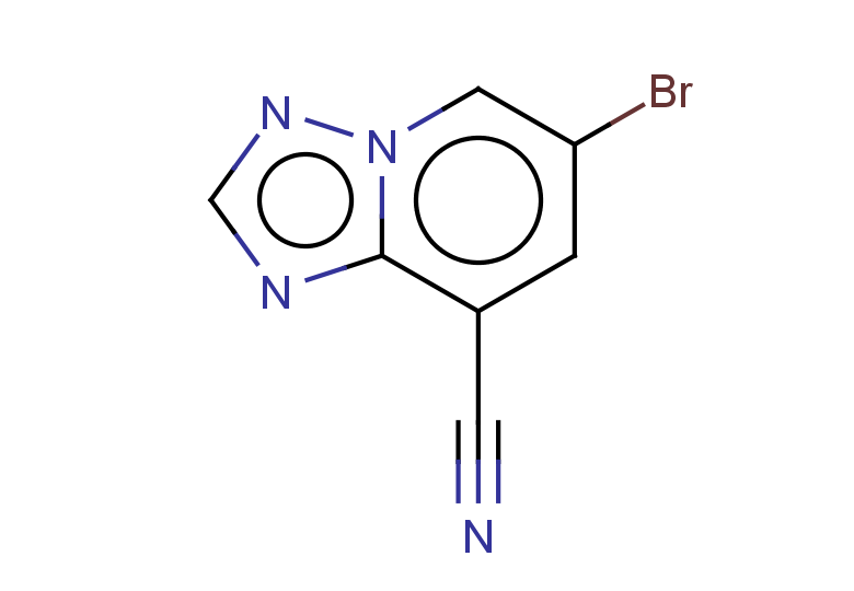 6-bromo-[1,2,4]triazolo[1,5-a]pyridine-8-carbonitrile