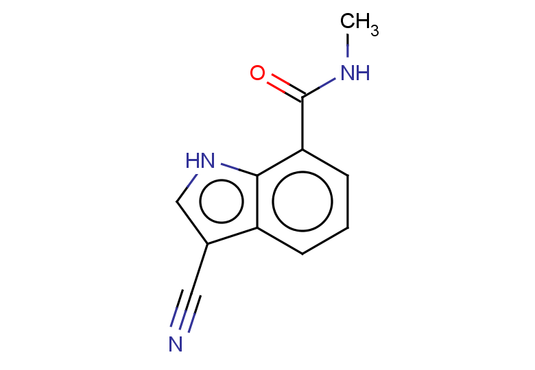 3-cyano-N-methyl-1H-indole-7-carboxamide