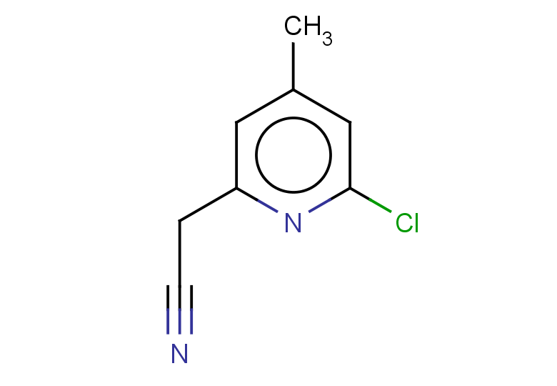 2-(6-chloro-4-methylpyridin-2-yl)acetonitrile