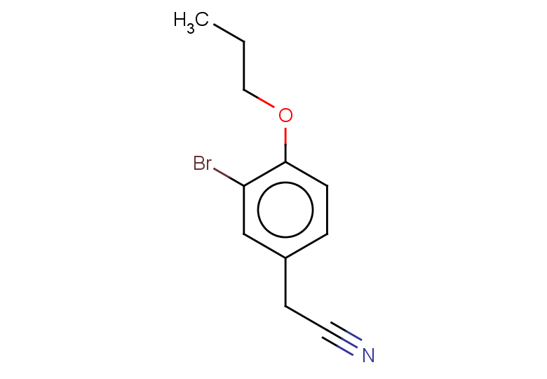 2-(3-bromo-4-propoxyphenyl)acetonitrile