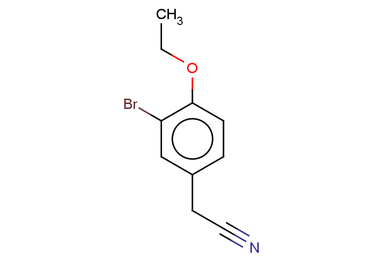 2-(3-bromo-4-ethoxyphenyl)acetonitrile