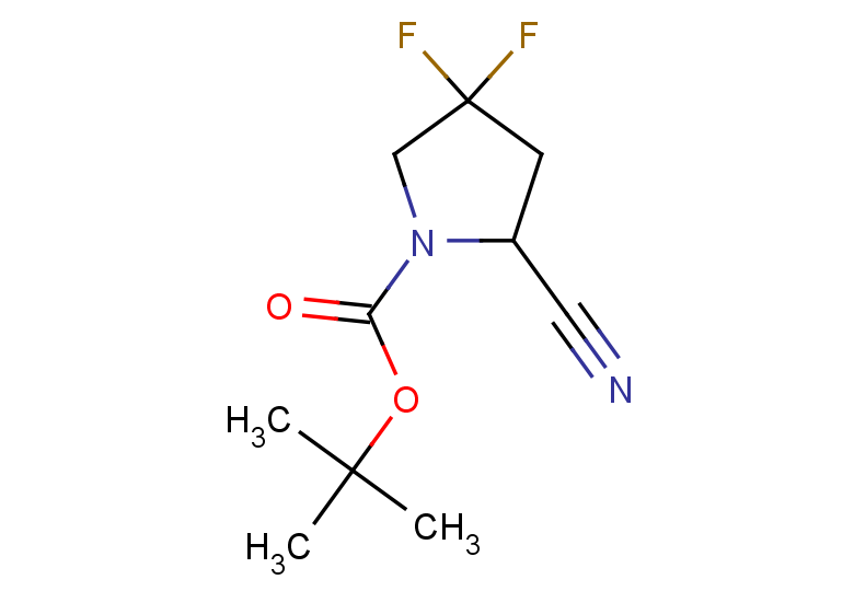 tert-butyl 2-cyano-4,4-difluoropyrrolidine-1-carboxylate