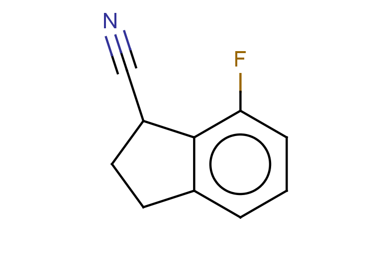 7-fluoro-2,3-dihydro-1H-indene-1-carbonitrile