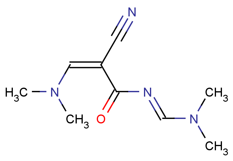 (2Z)-2-cyano-3-(dimethylamino)-N-[(1E)-(dimethylamino)methylidene]prop-2-enamide