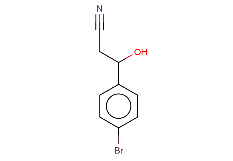 3-(4-bromophenyl)-3-hydroxypropanenitrile