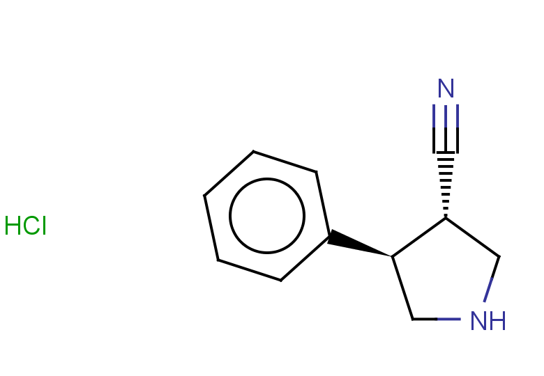 rac-(3R,4S)-4-phenylpyrrolidine-3-carbonitrile hydrochloride, trans