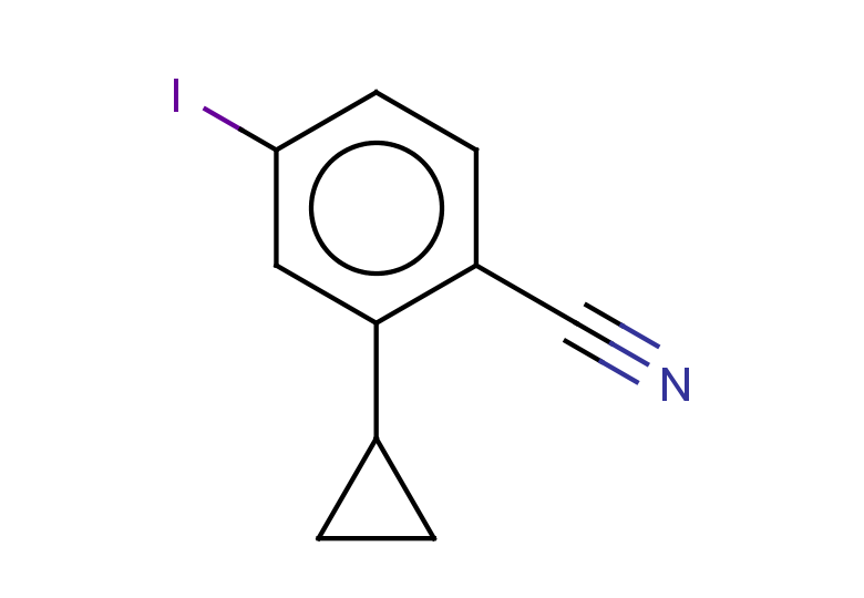2-cyclopropyl-4-iodobenzonitrile
