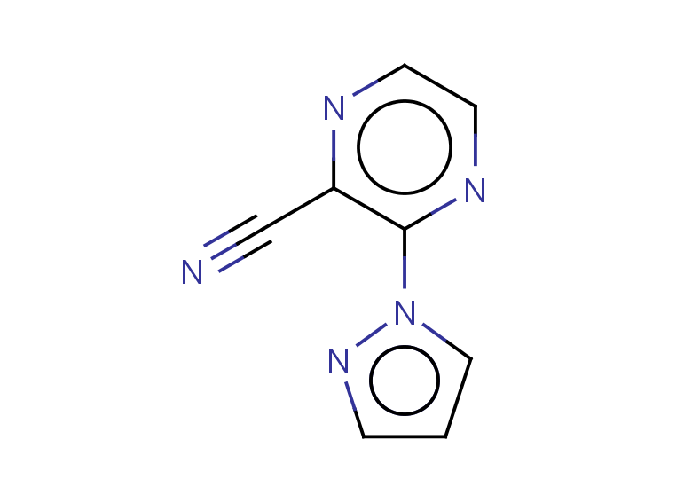 3-(1H-PYRAZOL-1-YL)PYRAZINE-2-CARBONITRILE