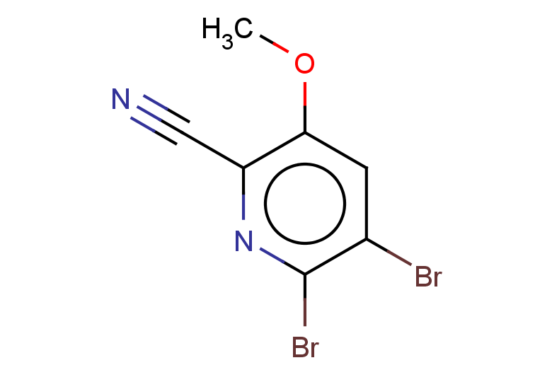 5,6-dibromo-3-methoxypyridine-2-carbonitrile
