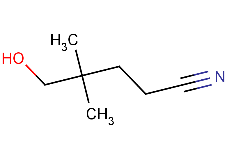 5-hydroxy-4,4-dimethylpentanenitrile