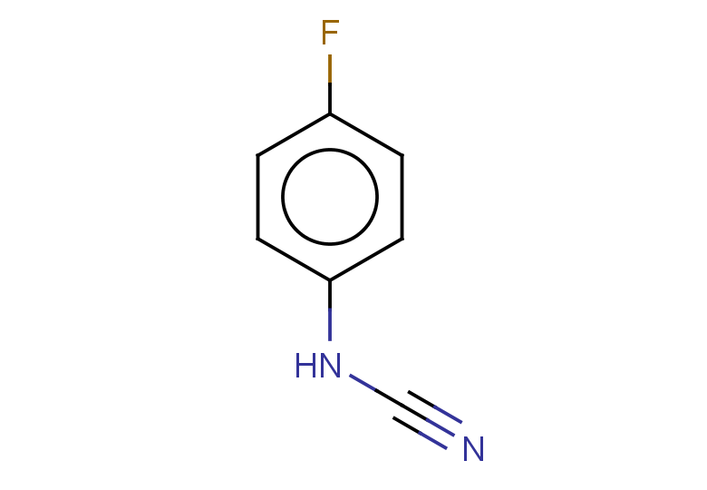 [(4-fluorophenyl)amino]carbonitrile