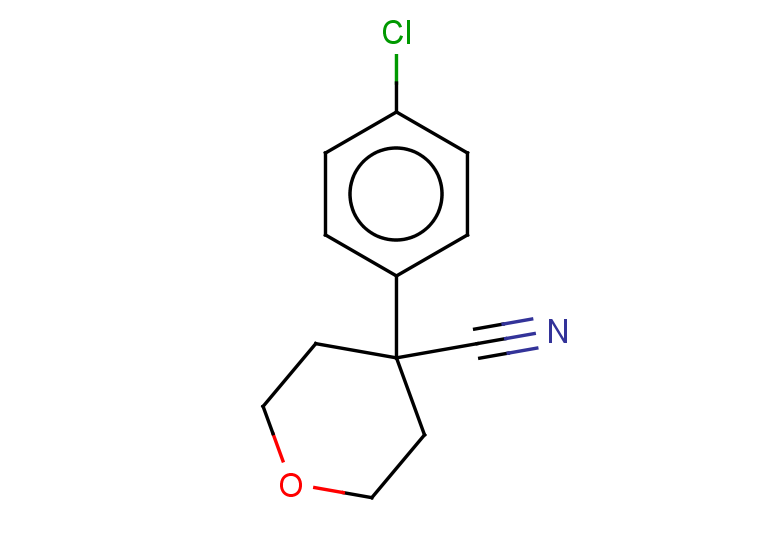 4-(4-chlorophenyl)oxane-4-carbonitrile