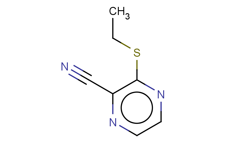 3-(ethylsulfanyl)pyrazine-2-carbonitrile