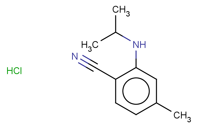 4-methyl-2-[(propan-2-yl)amino]benzonitrile hydrochloride