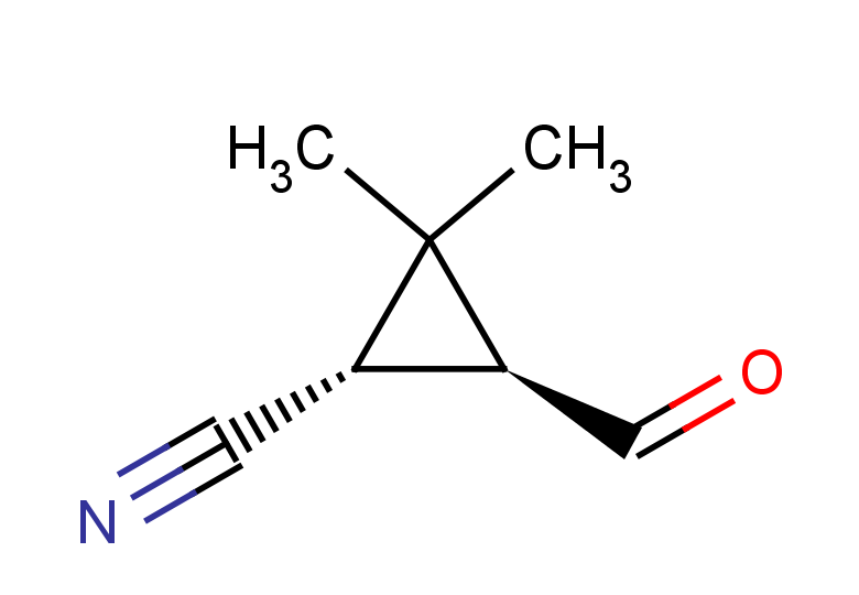 rac-(1R,3R)-3-formyl-2,2-dimethylcyclopropane-1-carbonitrile