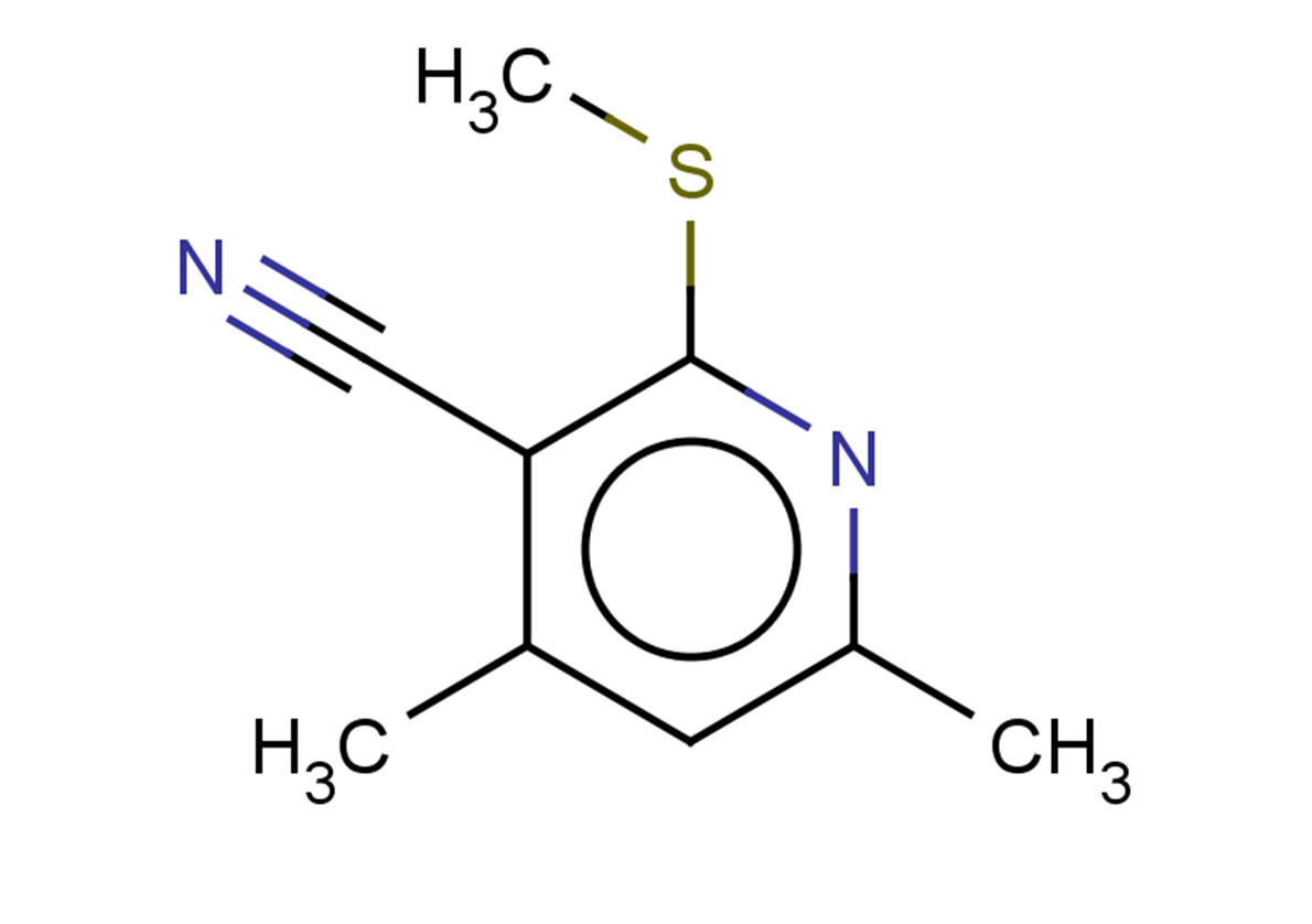 4,6-dimethyl-2-(methylsulfanyl)pyridine-3-carbonitrile