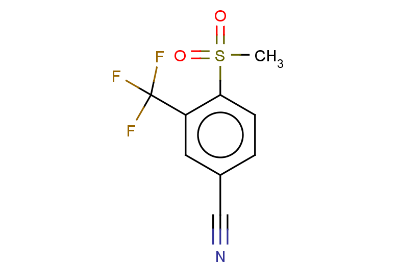 4-methanesulfonyl-3-(trifluoromethyl)benzonitrile