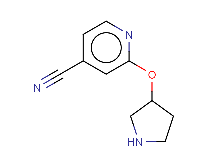 2-(pyrrolidin-3-yloxy)pyridine-4-carbonitrile