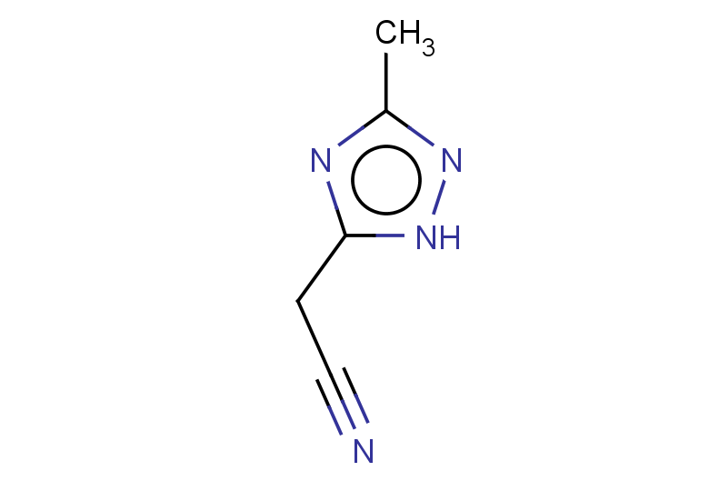 2-(3-methyl-1H-1,2,4-triazol-5-yl)acetonitrile
