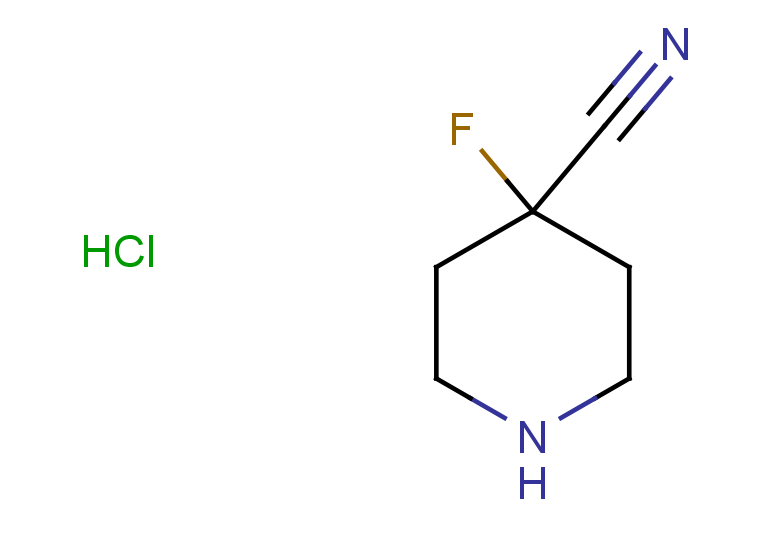 4-fluoropiperidine-4-carbonitrile hydrochloride