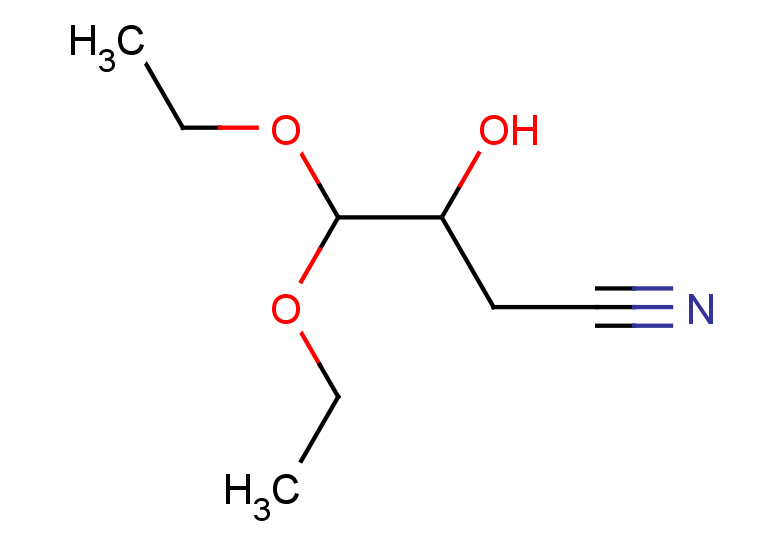 4,4-diethoxy-3-hydroxybutanenitrile