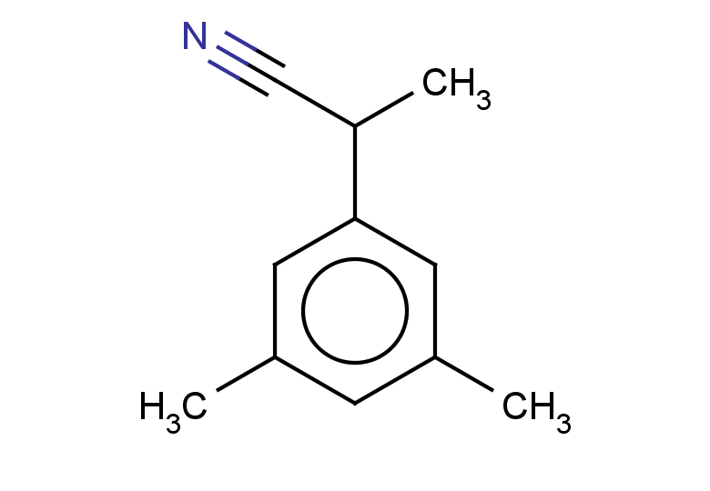 2-(3,5-dimethylphenyl)propanenitrile