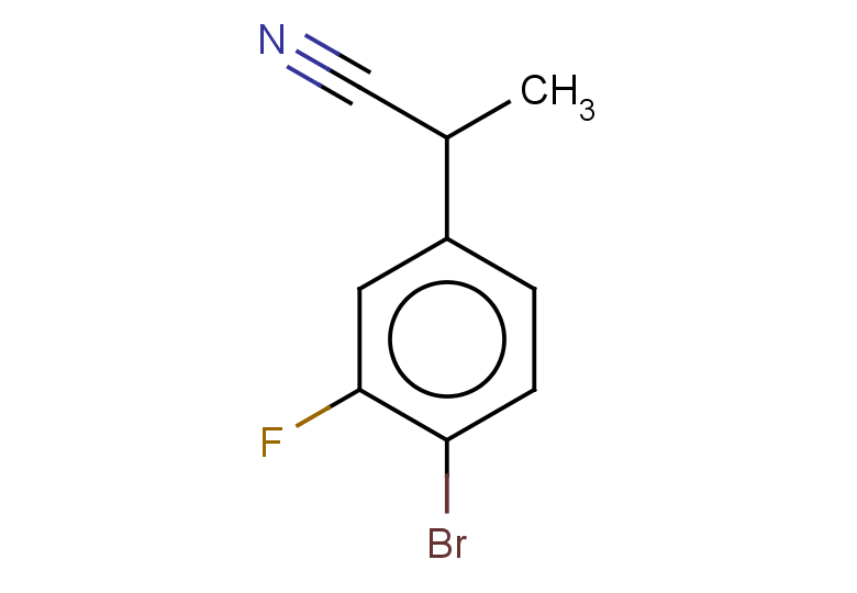 2-(4-bromo-3-fluorophenyl)propanenitrile