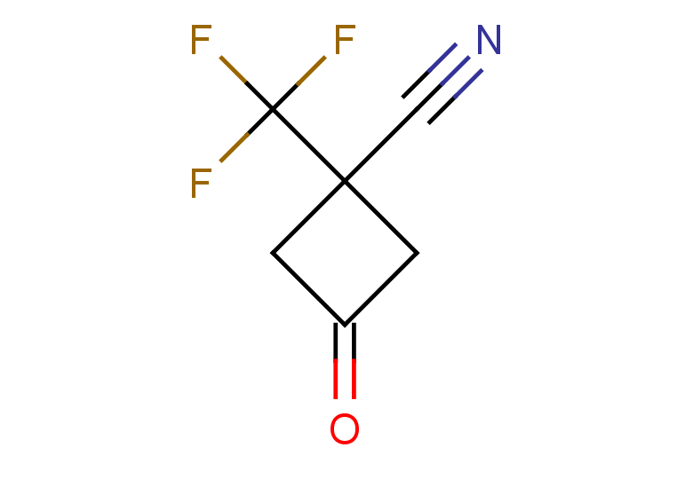 3-oxo-1-(trifluoromethyl)cyclobutane-1-carbonitrile