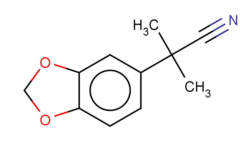 2-(1,3-dioxaindan-5-yl)-2-methylpropanenitrile