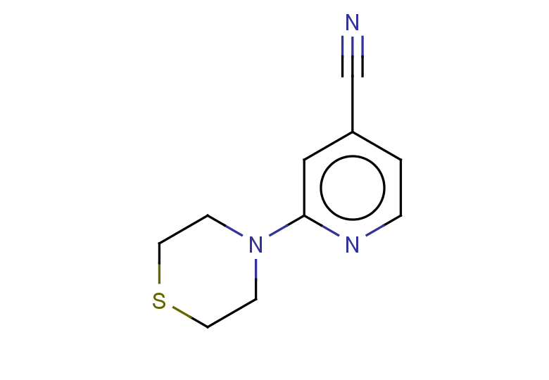 2-(thiomorpholin-4-yl)pyridine-4-carbonitrile
