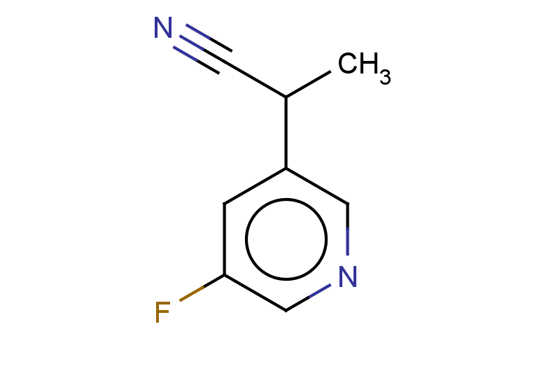2-(5-fluoropyridin-3-yl)propanenitrile