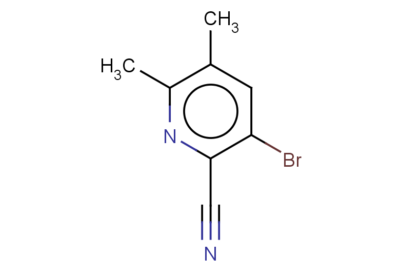 3-bromo-5,6-dimethylpyridine-2-carbonitrile