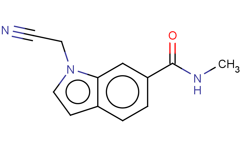 1-(cyanomethyl)-N-methyl-1H-indole-6-carboxamide