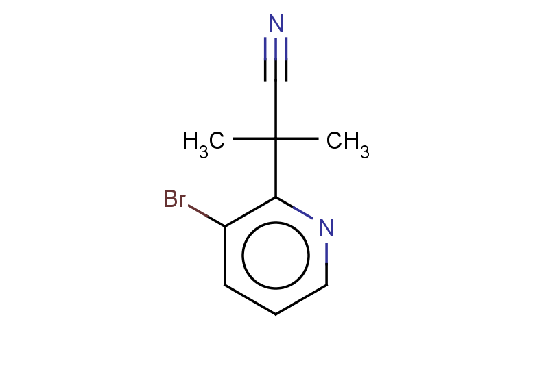 2-(3-bromopyridin-2-yl)-2-methylpropanenitrile