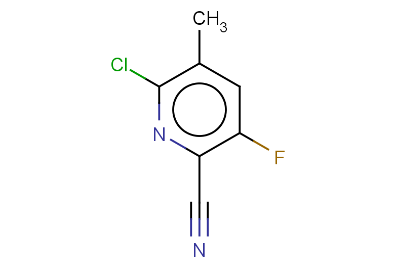 6-chloro-3-fluoro-5-methylpyridine-2-carbonitrile